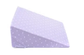 3 in 1 Patterned Bed Wedge - Lilac Polka Dot