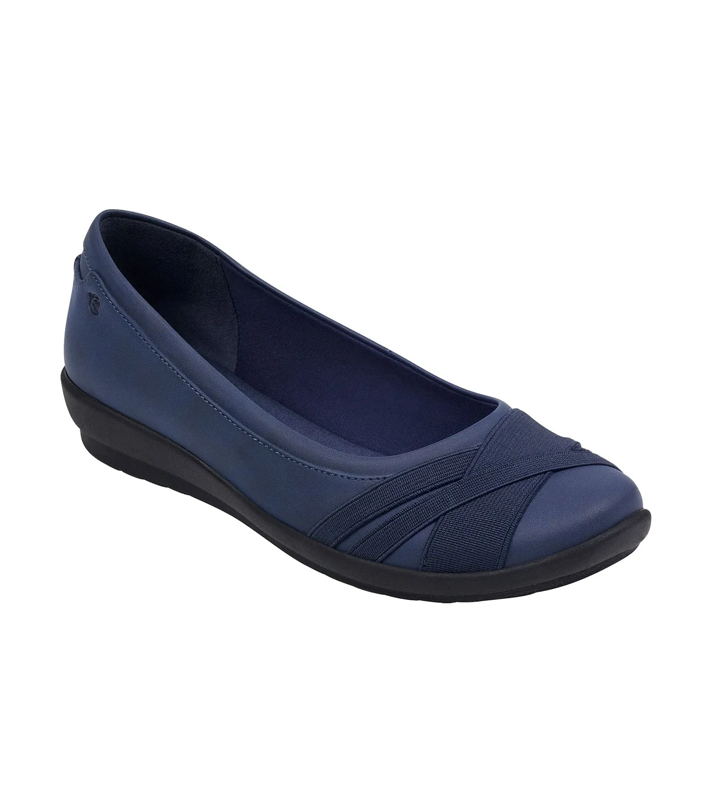 Acasia Slip-On Flats Dark Blue