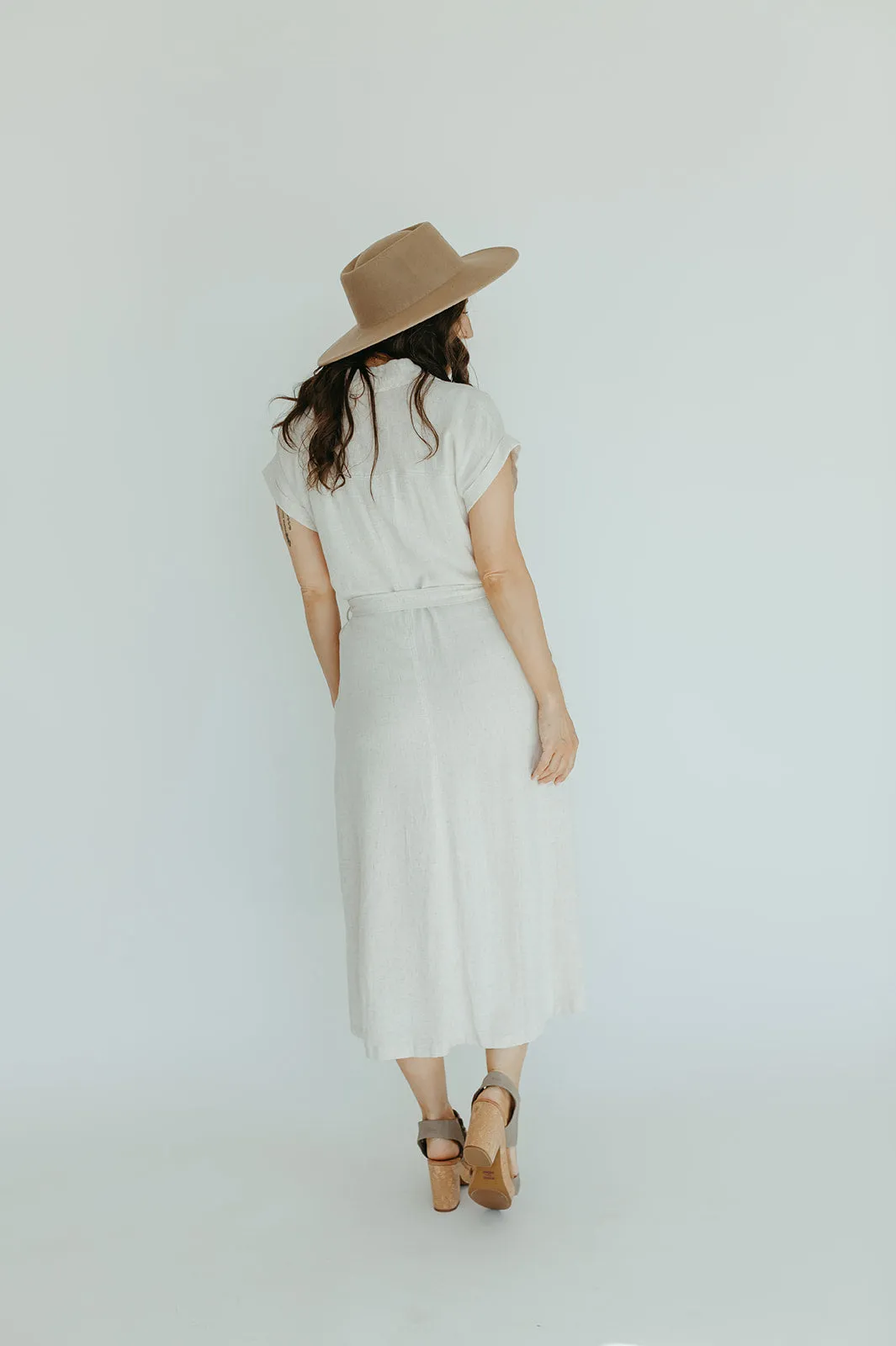 Amanda Linen Dress