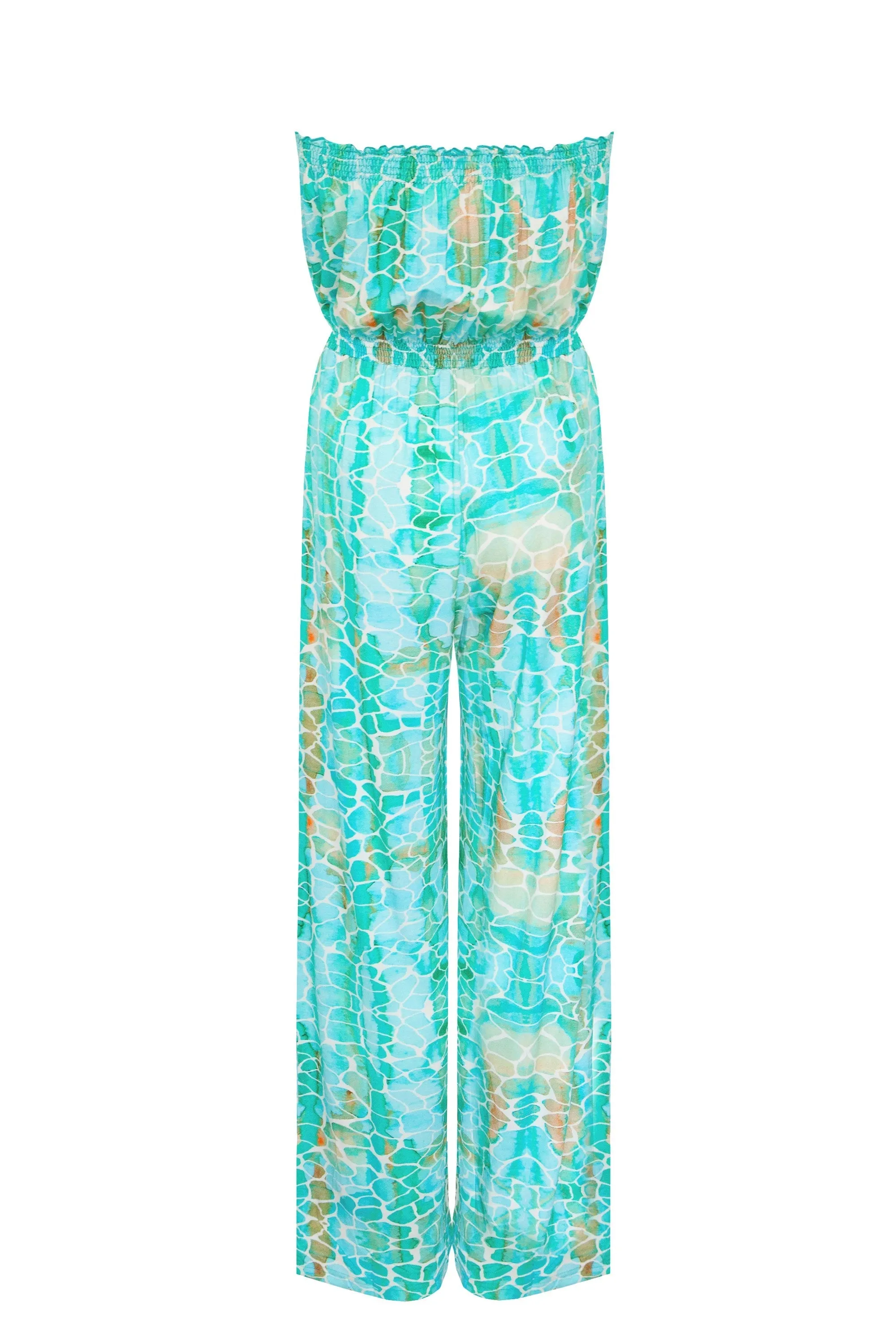 AQUA PEBBLES JUMPSUIT