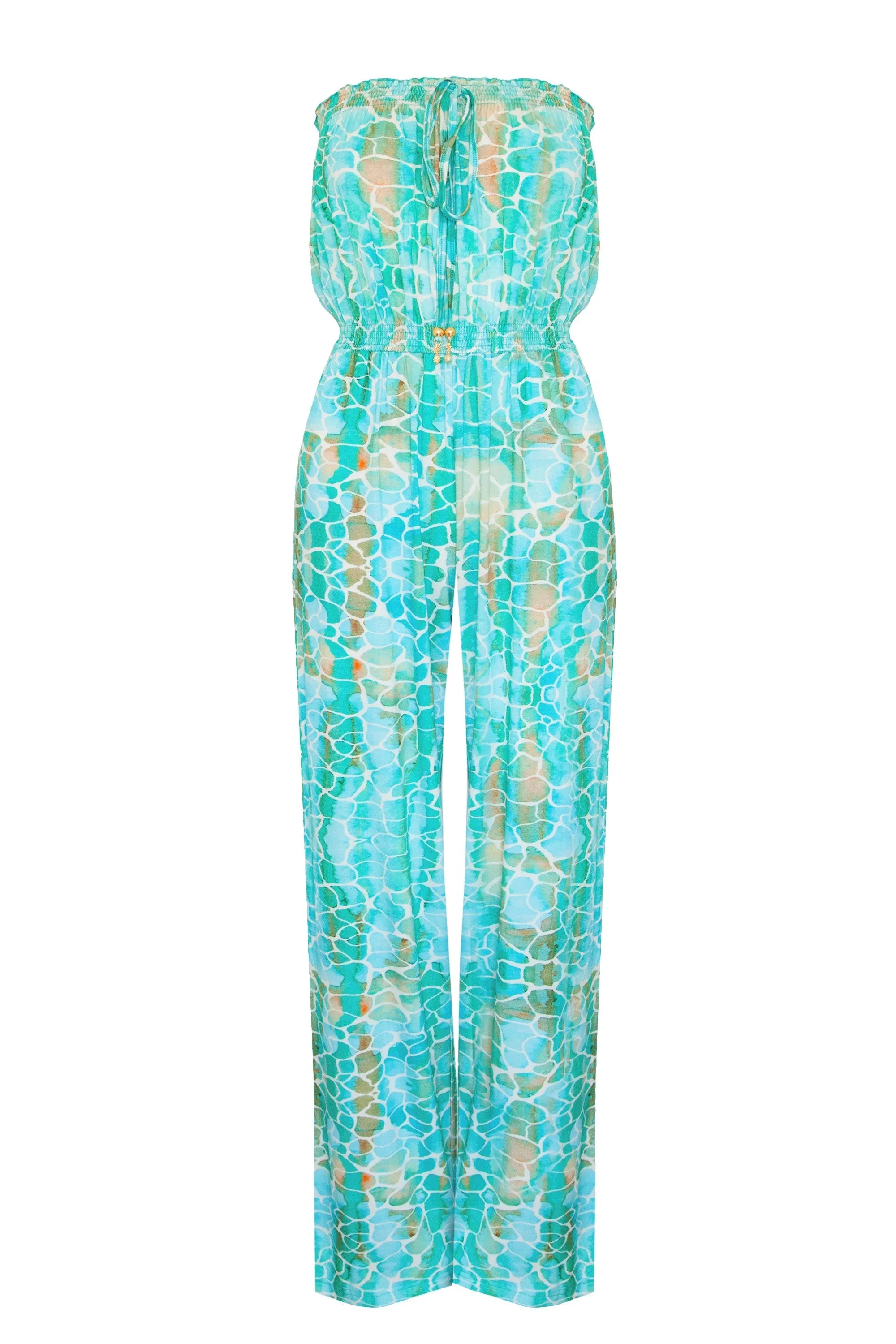 AQUA PEBBLES JUMPSUIT