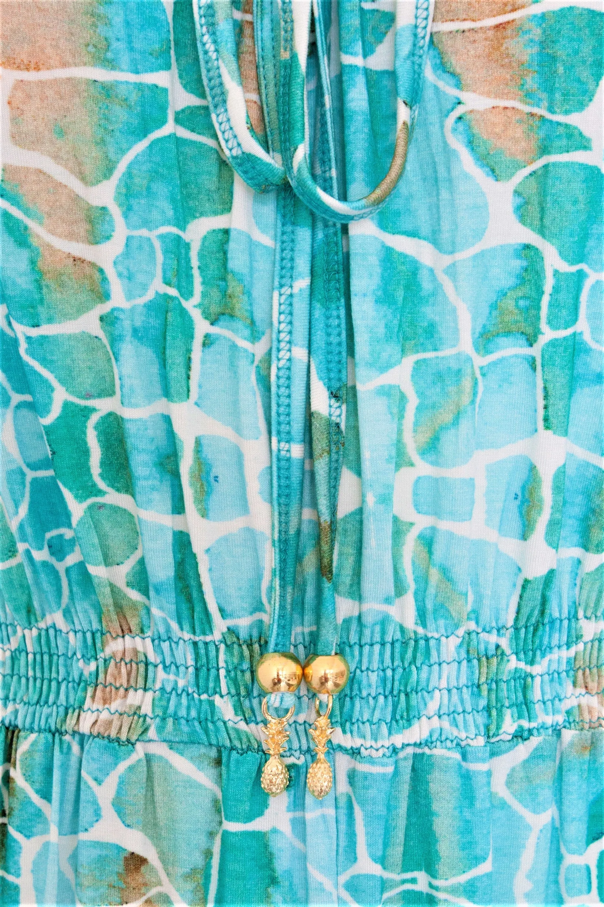 AQUA PEBBLES JUMPSUIT