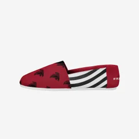 Atlanta Falcons Womens Stripe Canvas Shoe