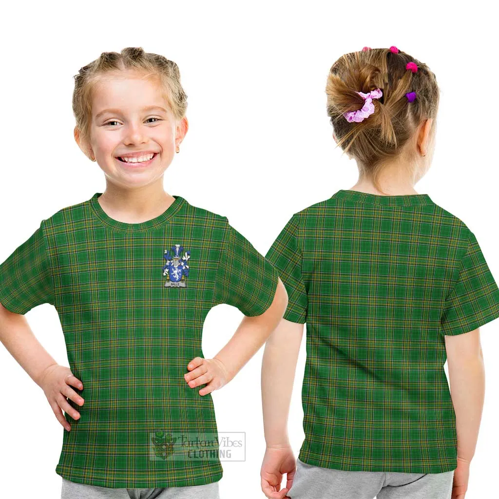 Balle Irish Clan Kid T-Shirt with Coat of Arms