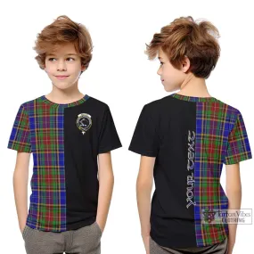 Beattie Tartan Kid T-Shirt with Family Crest and Half Of Me Style