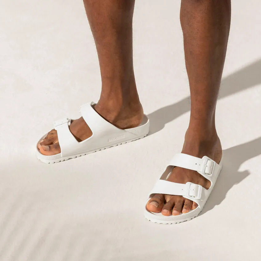 BIRKENSTOCK ARIZONA ESSENTIALS REGULAR FIT IN WHITE