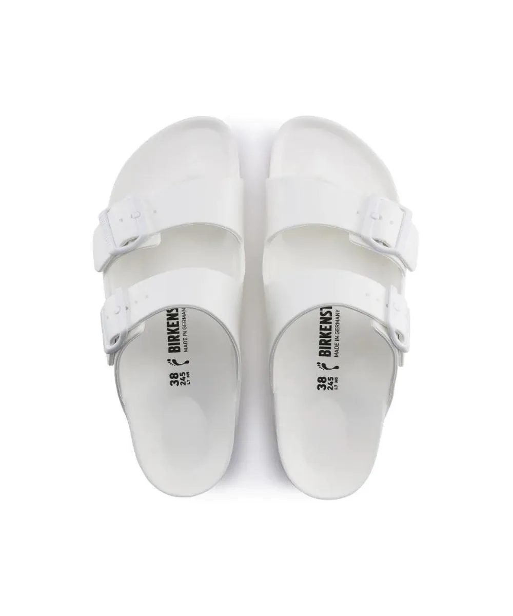 BIRKENSTOCK ARIZONA ESSENTIALS REGULAR FIT IN WHITE