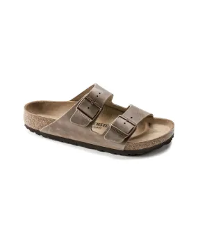 BIRKENSTOCK ARIZONA OILED  NARROW FIT IN TABACCO