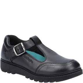 Black Kerry Senior School Shoes