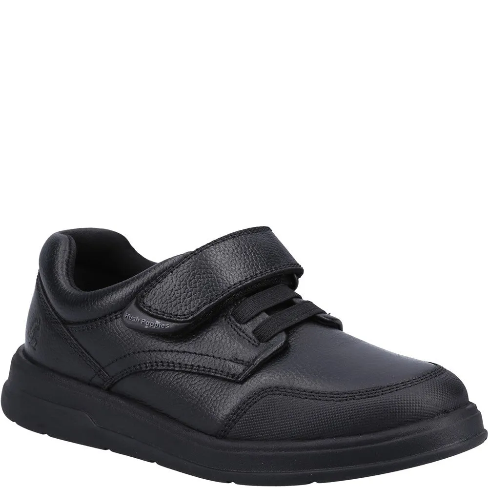 Black Rowan Junior School Shoes