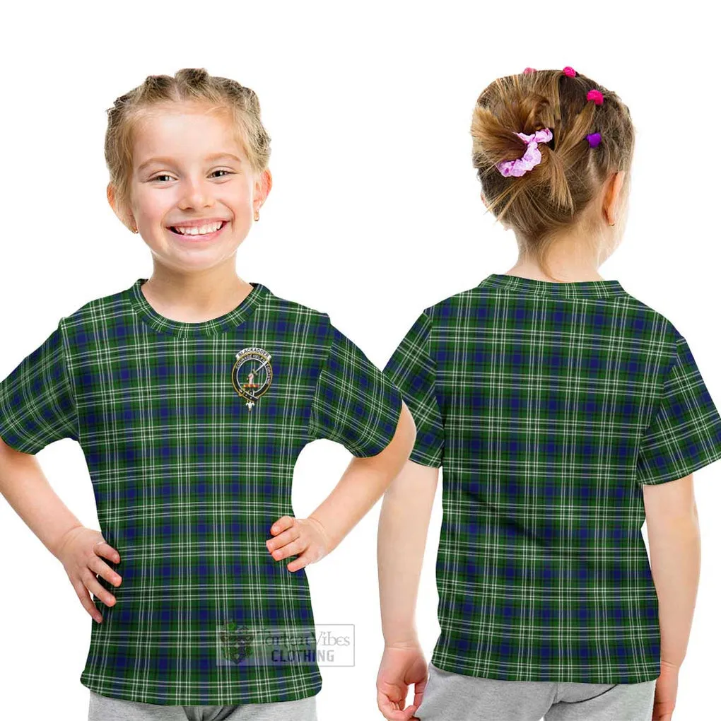 Blackadder Tartan Kid T-Shirt with Family Crest