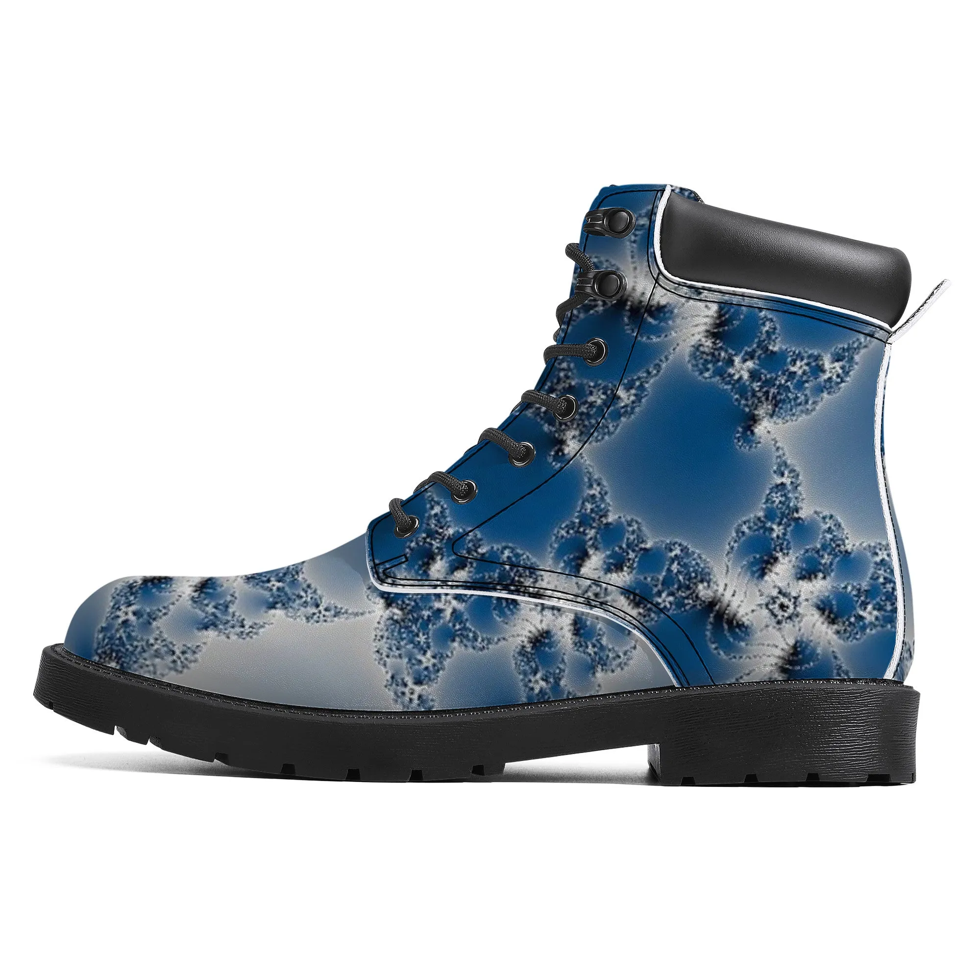 Blue "Snow Shoes" | Boots Customized | Shoe Zero