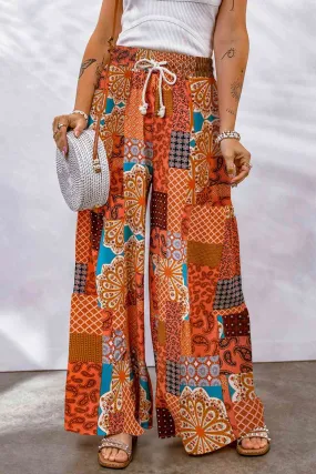 Bohemian Wide Leg Pants