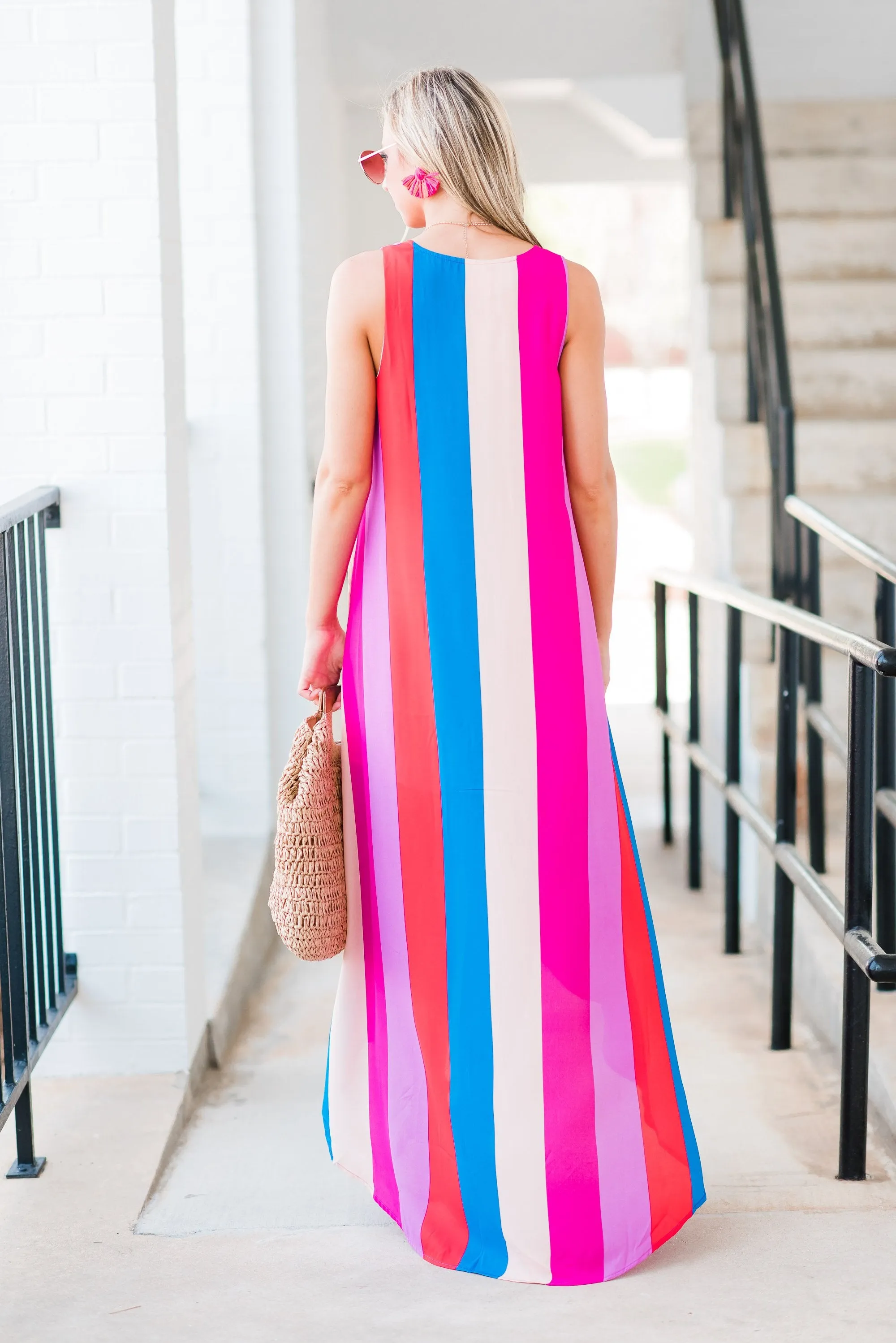 Buddy Love: Sunny Days Campbell Carousel Striped Dress