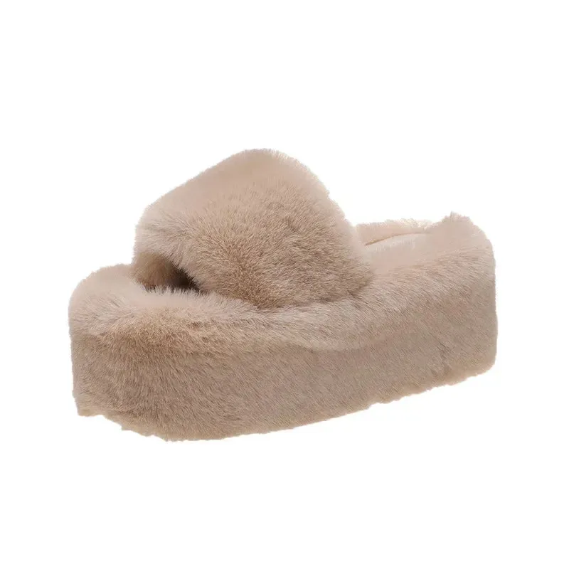 Chill With Me Fluffy Slippers