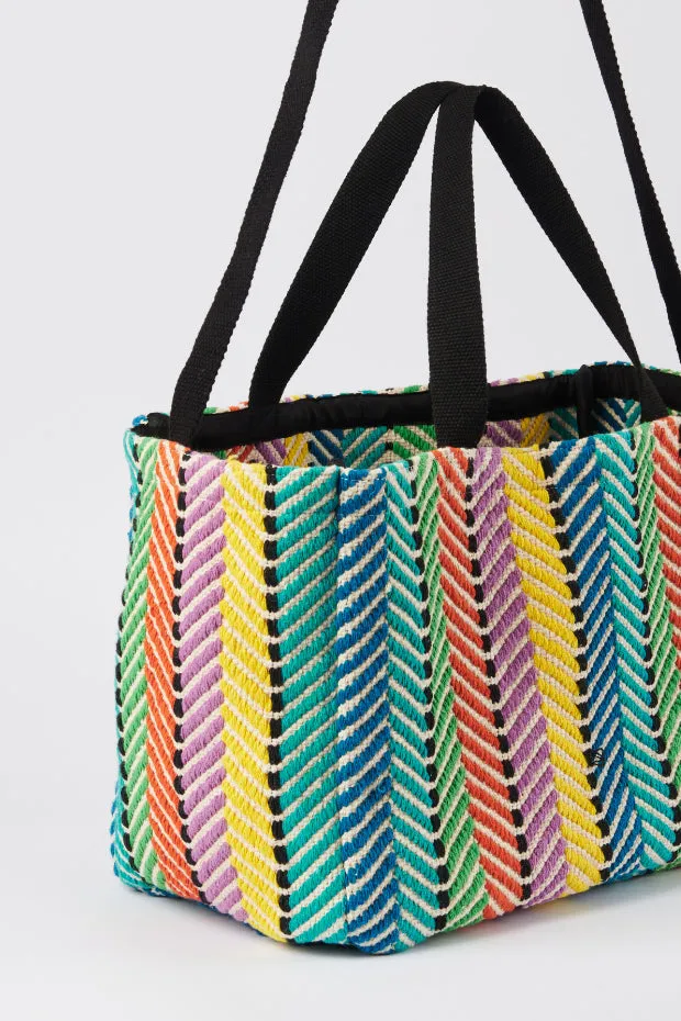 Circus Stripe Rainbow Carry All