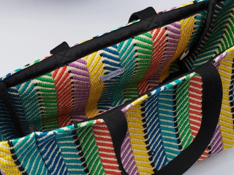 Circus Stripe Rainbow Carry All