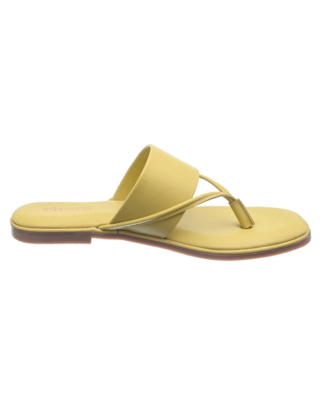 Citrus Splash Twist Bold Flats for Women