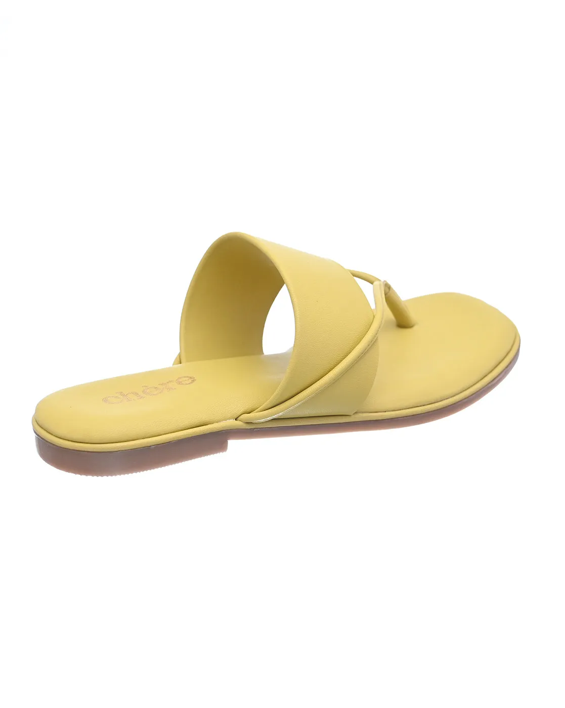 Citrus Splash Twist Bold Flats for Women