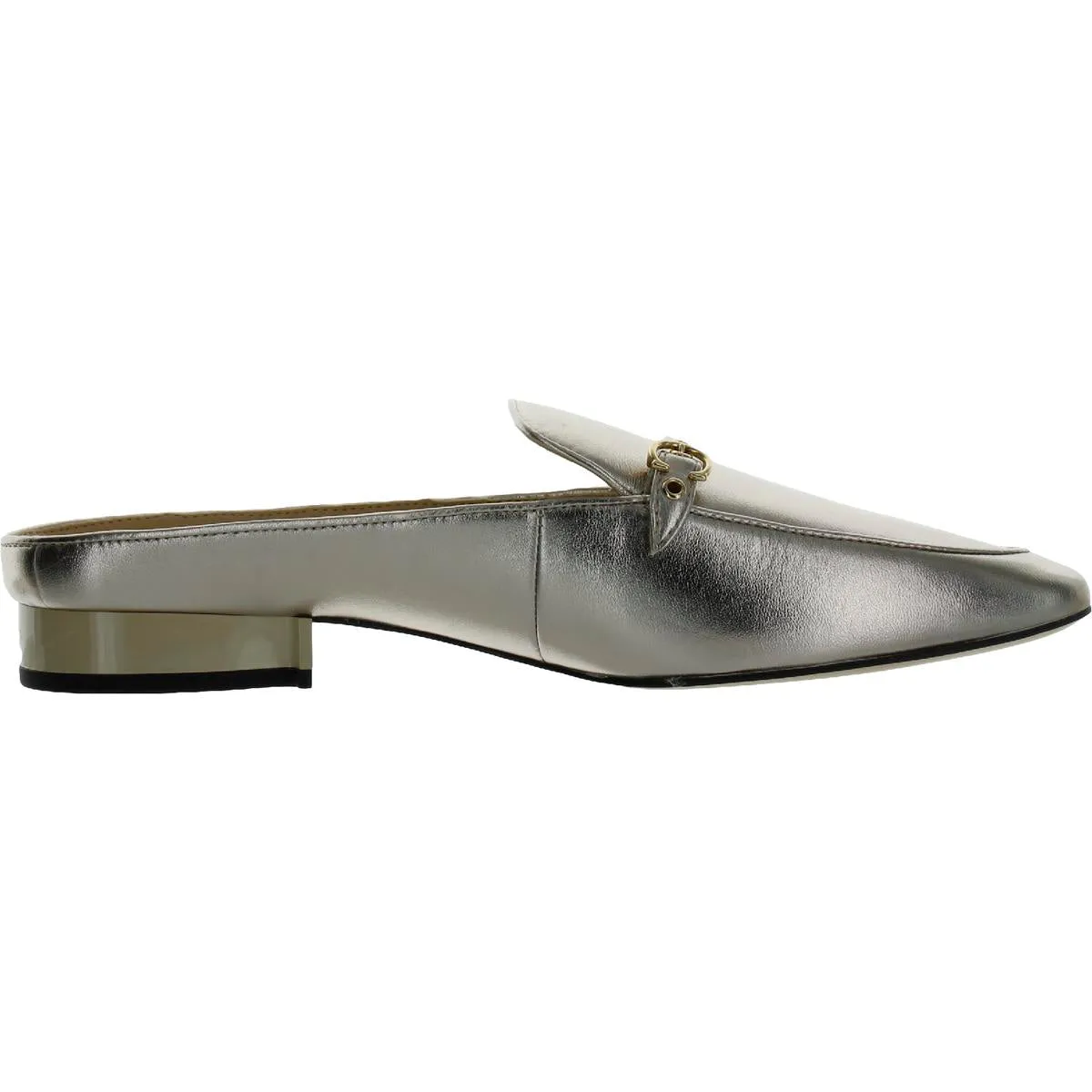 Coach Womens Irene Leather Metallic Mules