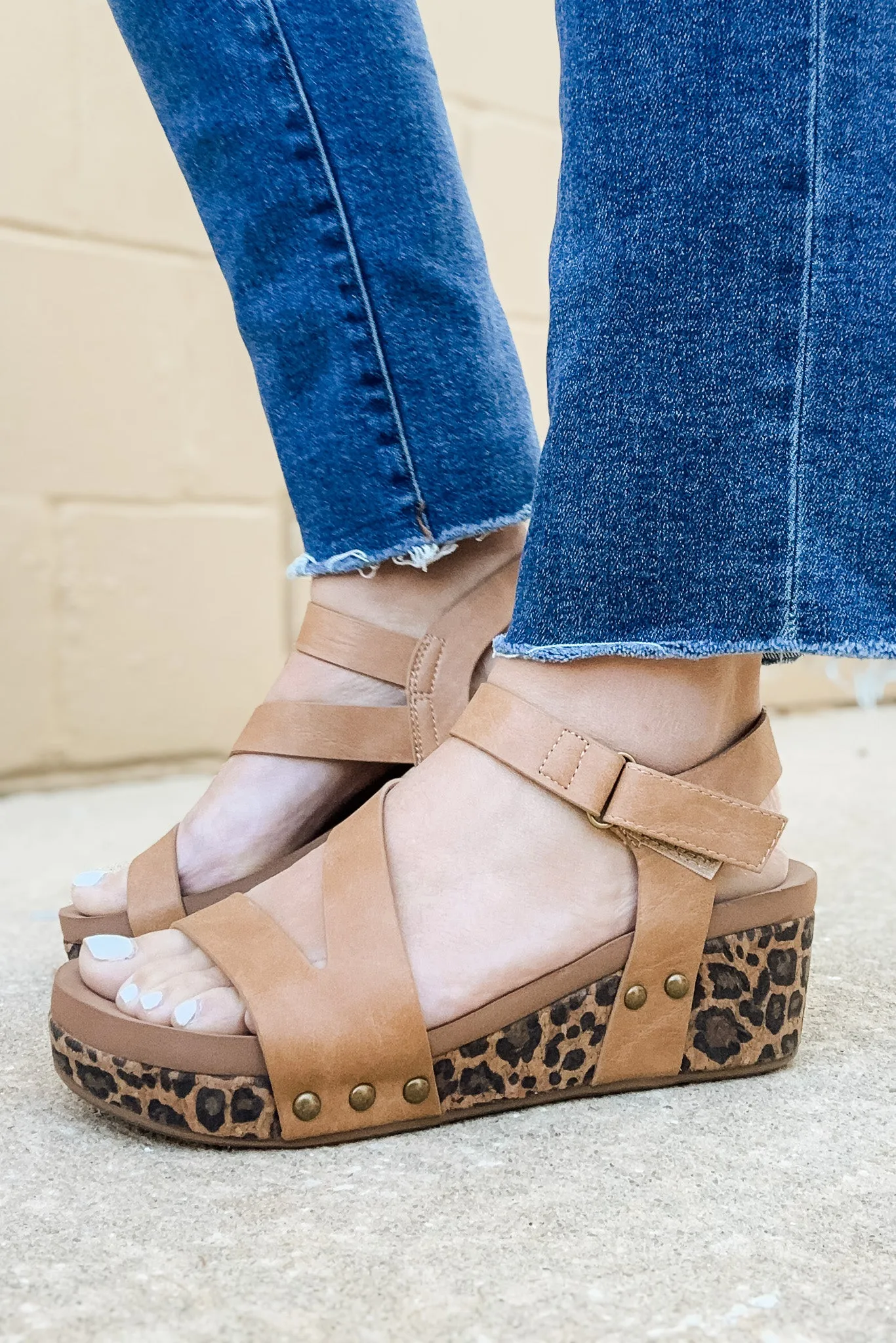 Corkys: KEEP IT CASUAL WEDGE - Carmel