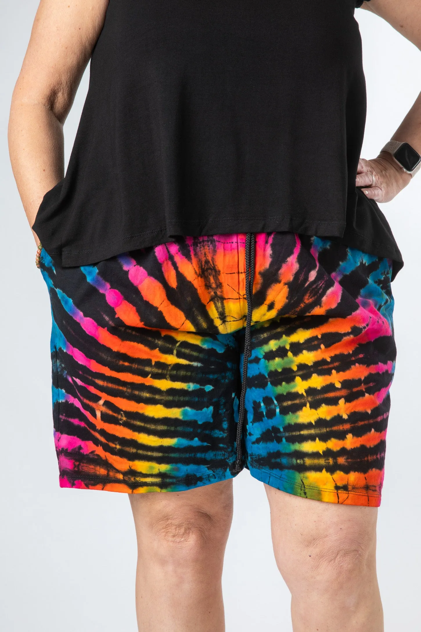 Cotton Tie Dye Shorts