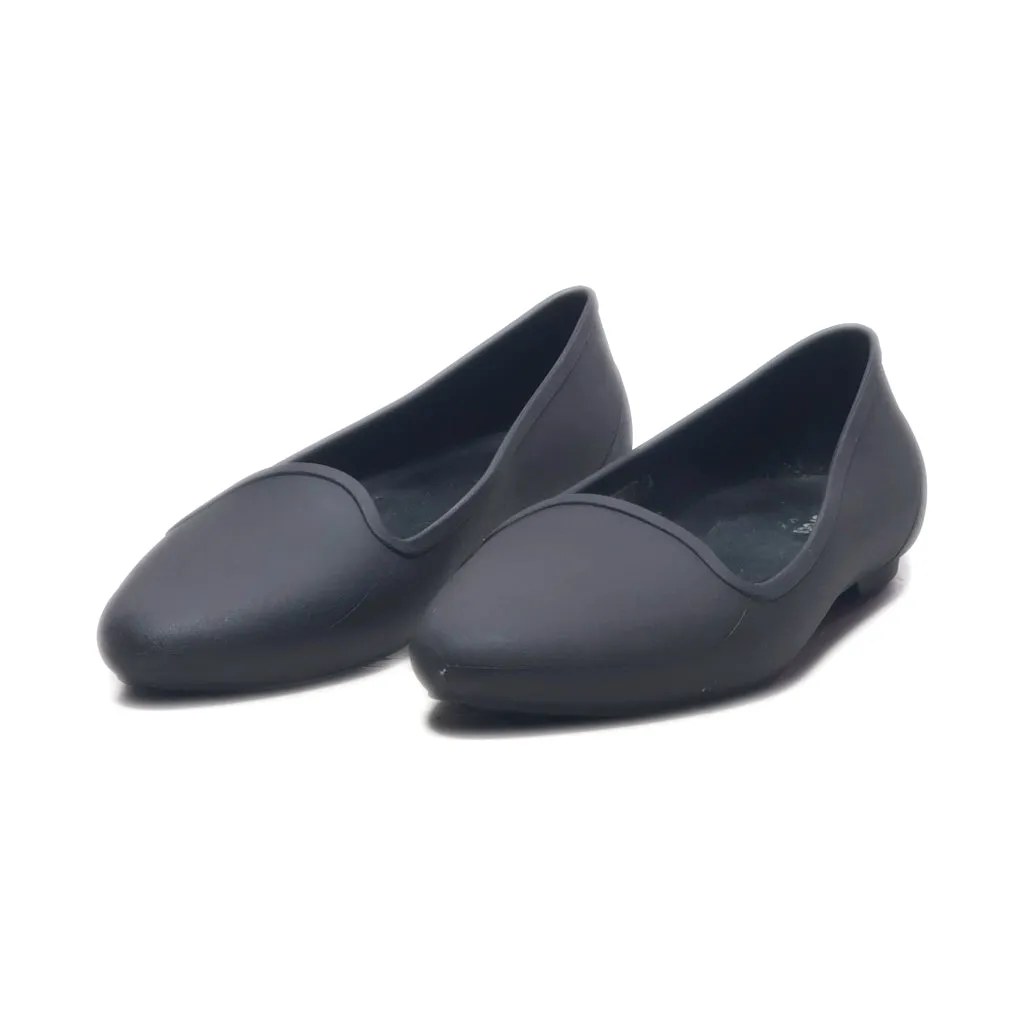 Crocs Eve Ballerinas Rubber Black Colour For Women