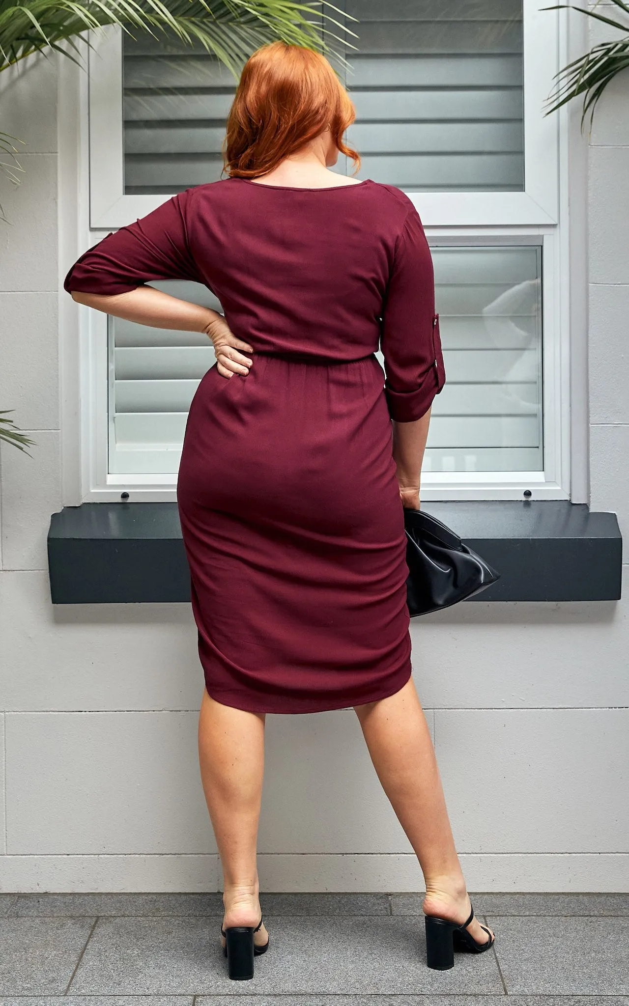 Daphne Dress - Plum