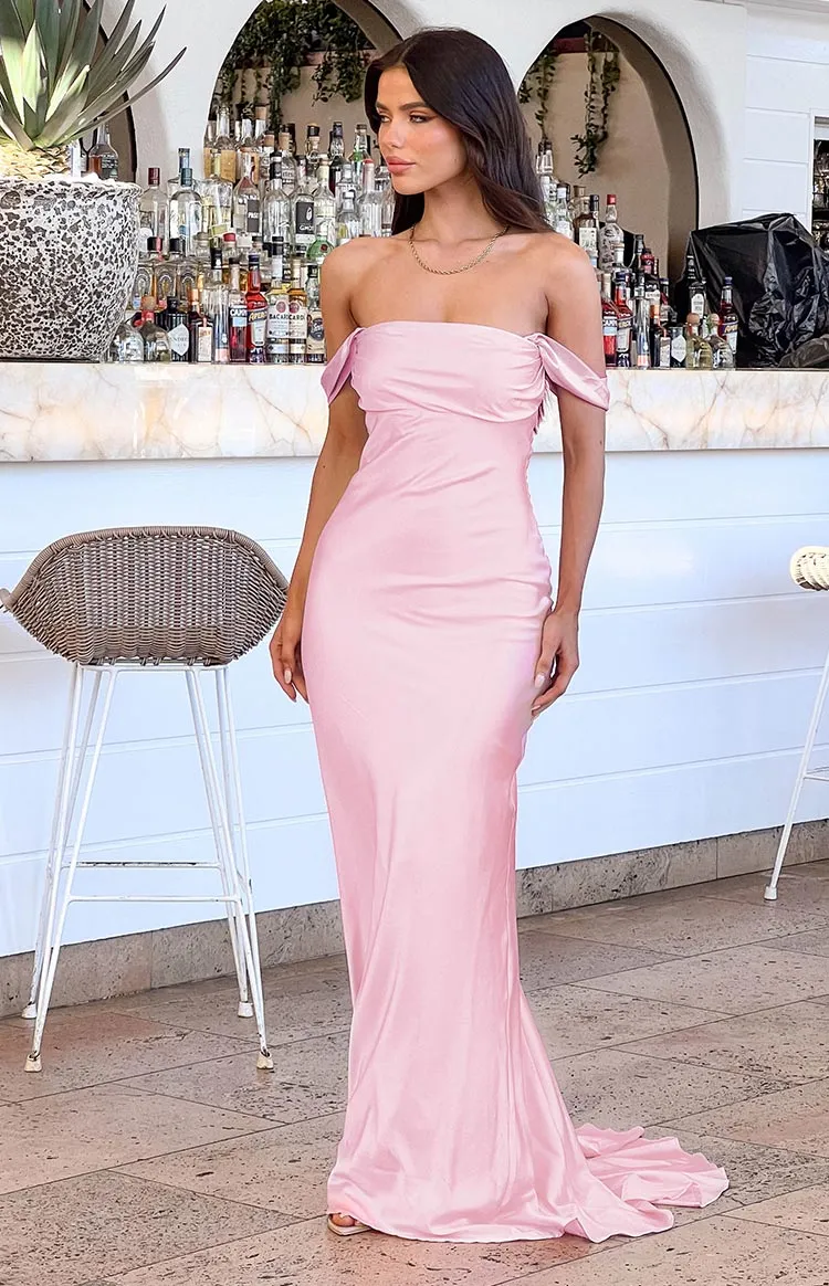 Delanie Pink Maxi Dress