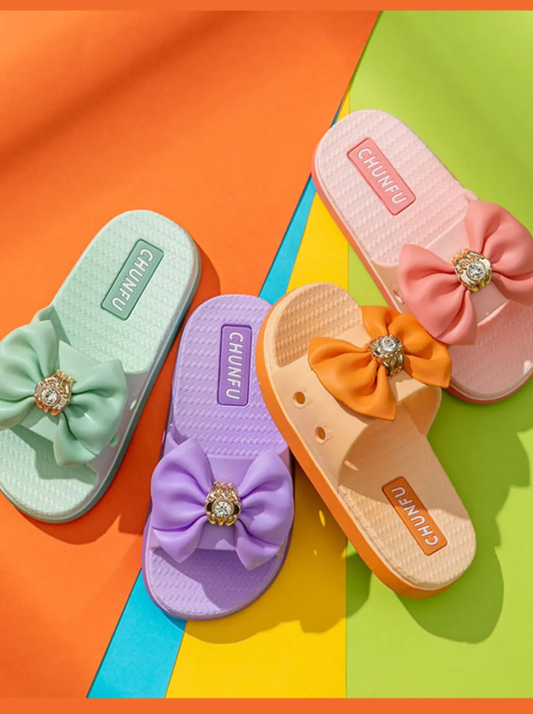 Diamond Darling Bow Sandals by Liv and Mia