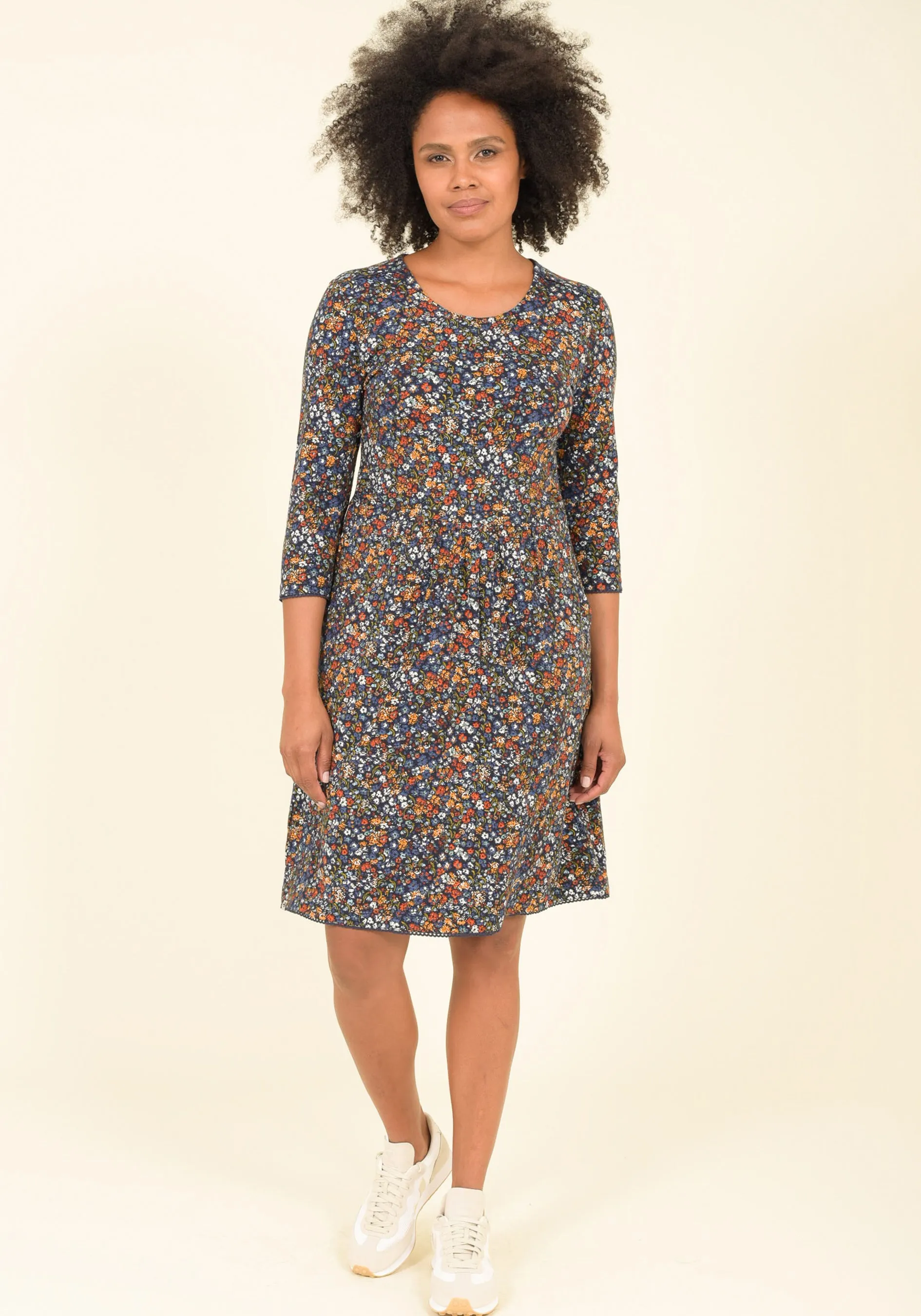 Ditsy Jersey Dress