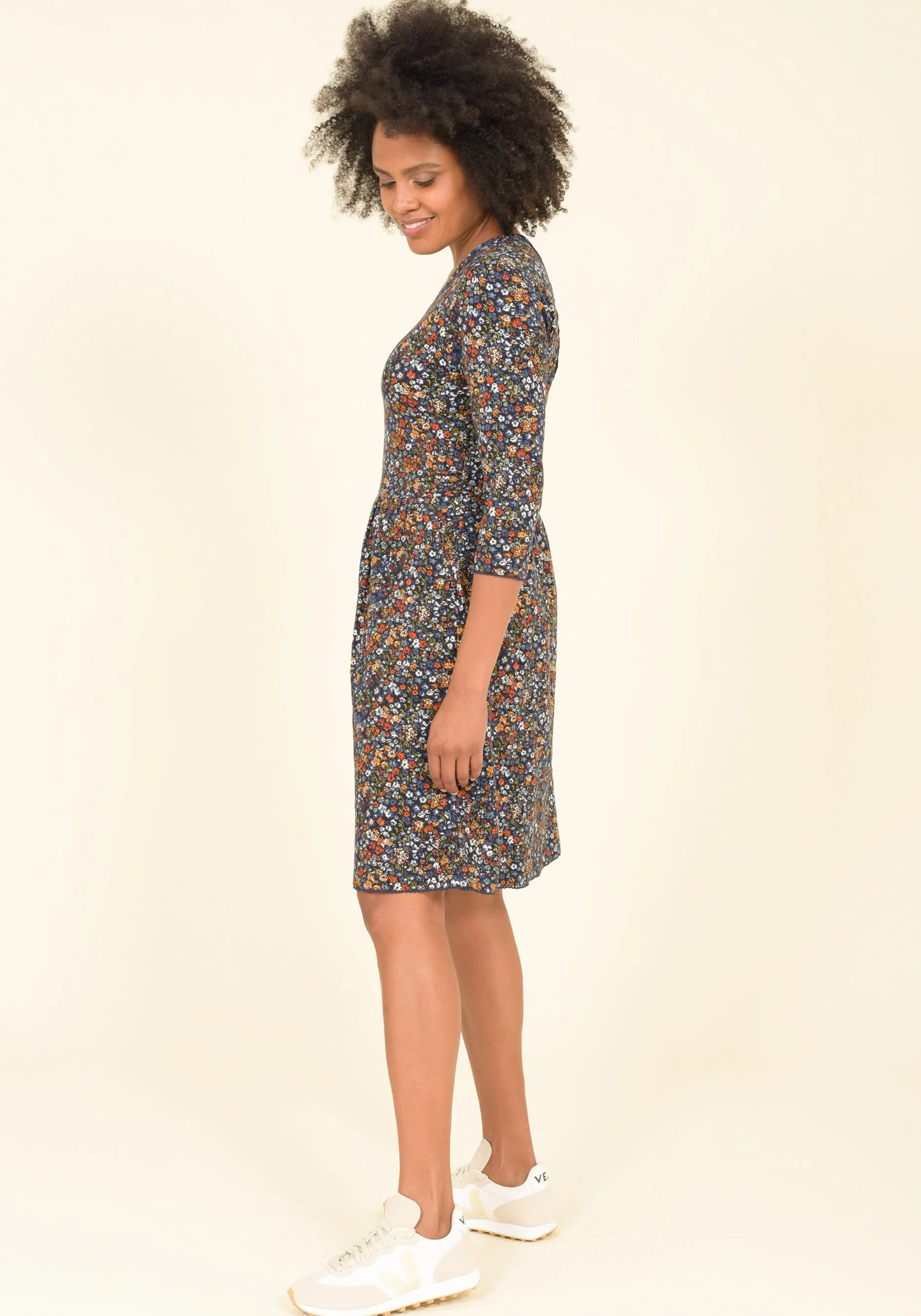 Ditsy Jersey Dress