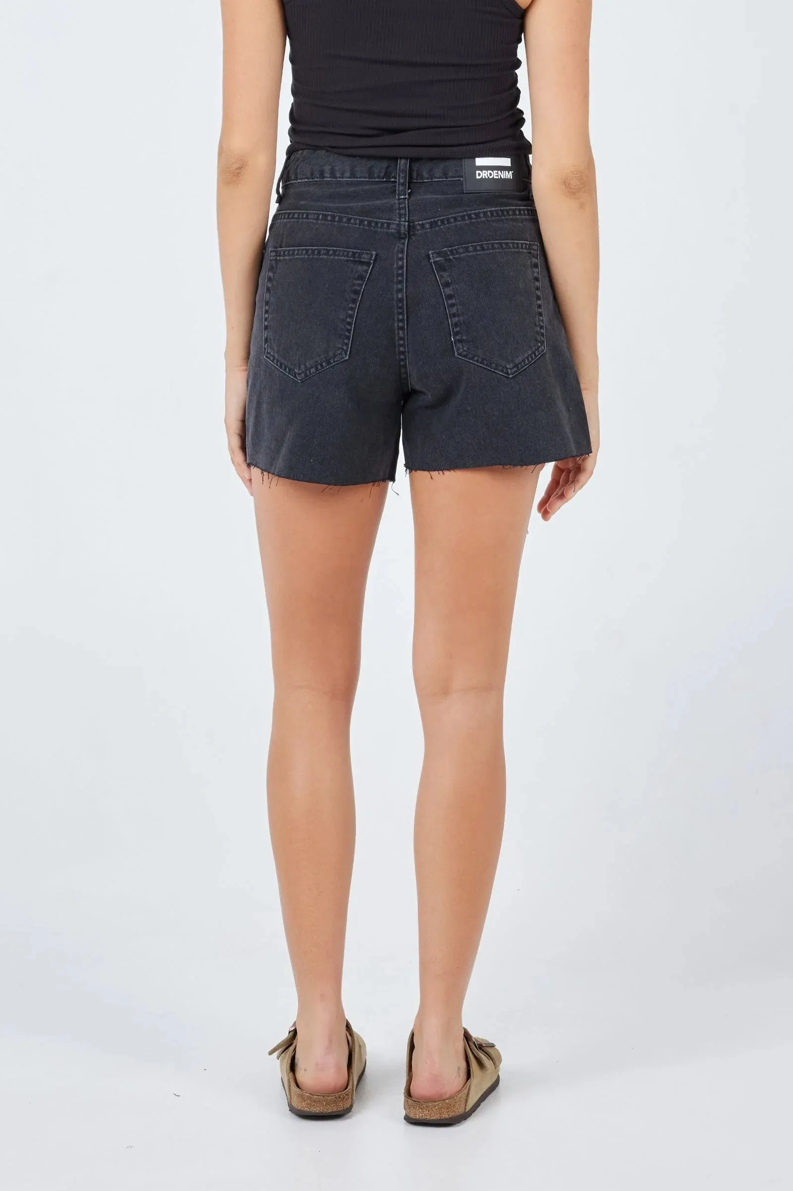 DR DENIM Nora Shorts Black