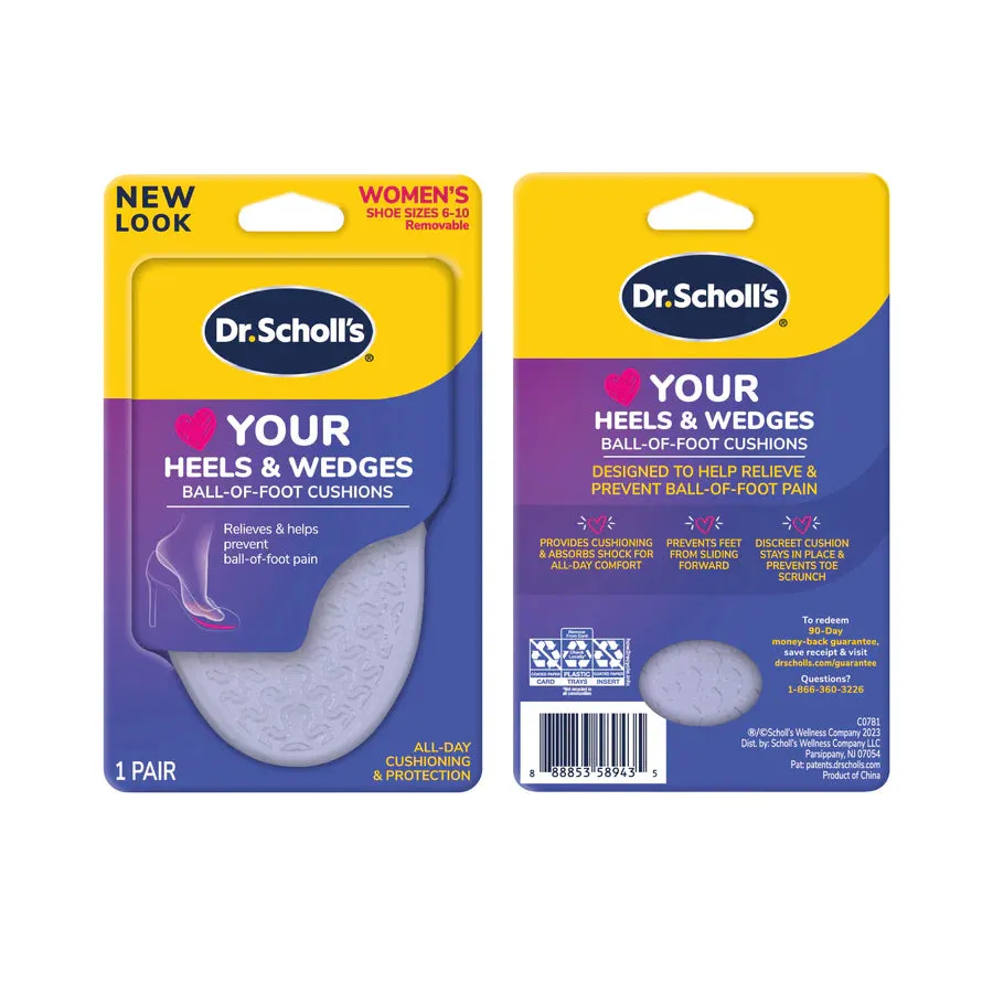 Dr.Scholl Love Your HEELS & WEDGES Ball of Foot Cushions