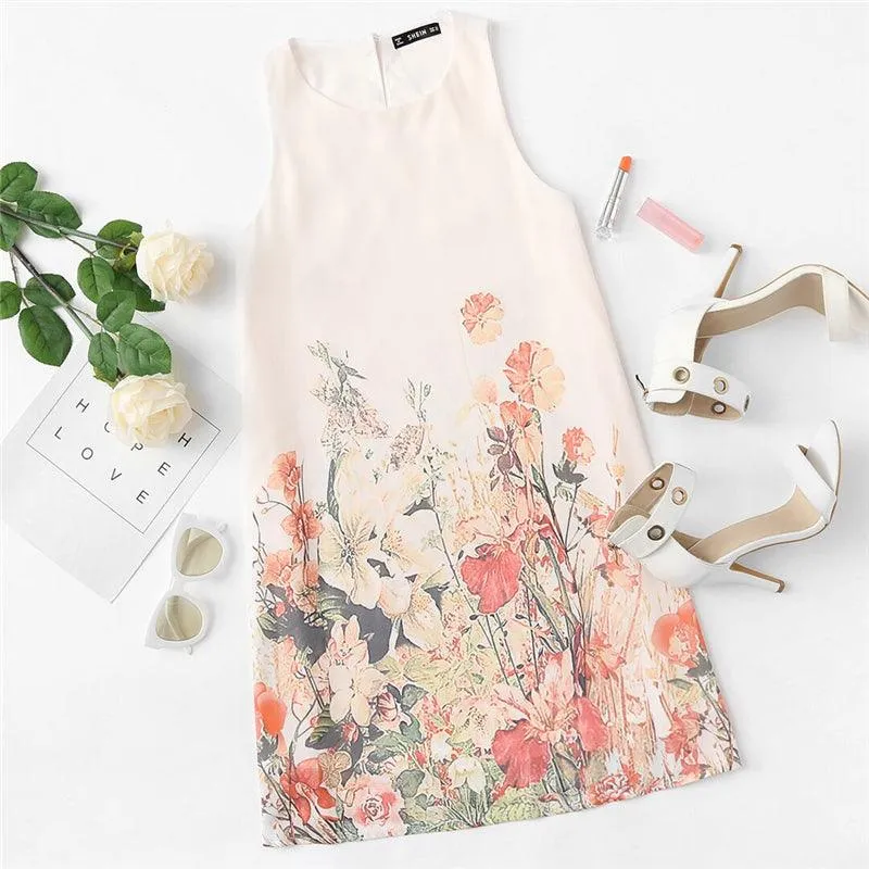 FIELD OF LILIES BABY DOLL DRESS