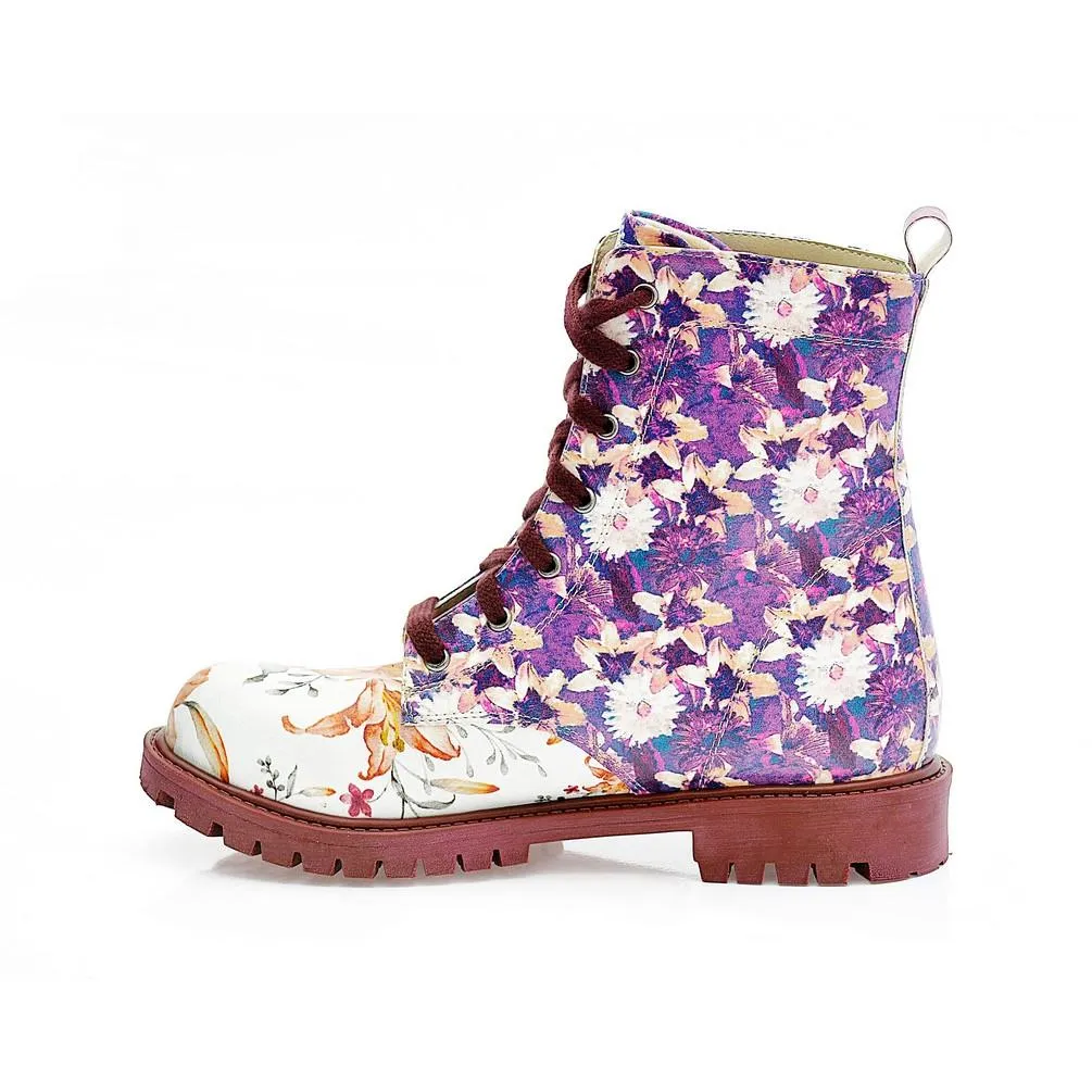 Flowers Long Boots NTM1011