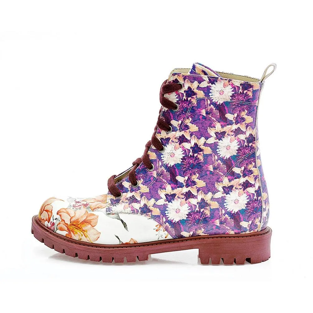 Flowers Long Boots NTM1011