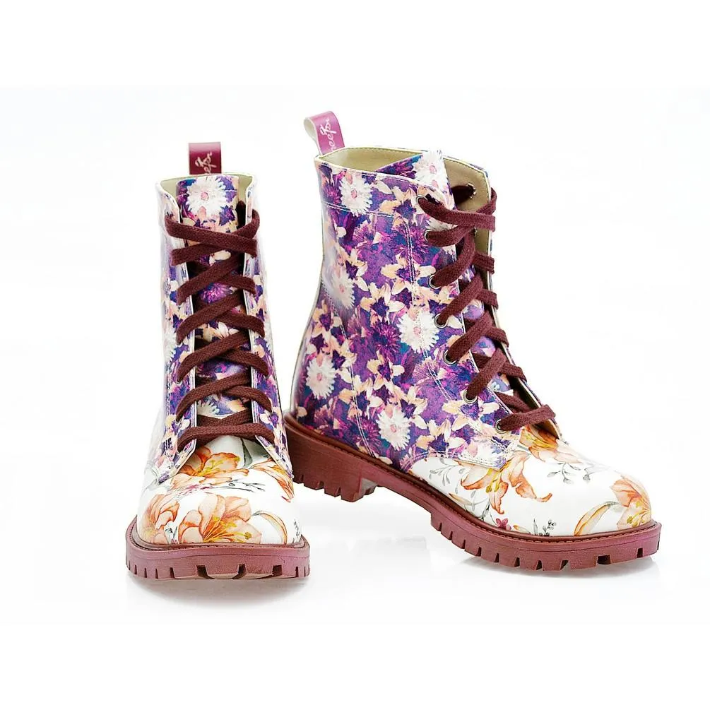 Flowers Long Boots NTM1011