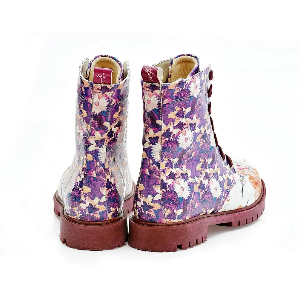 Flowers Long Boots NTM1011