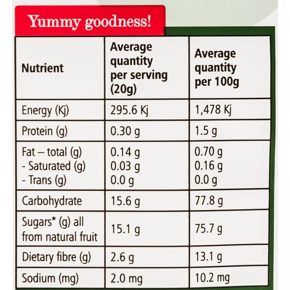 Freeze Dried Apple Wedges