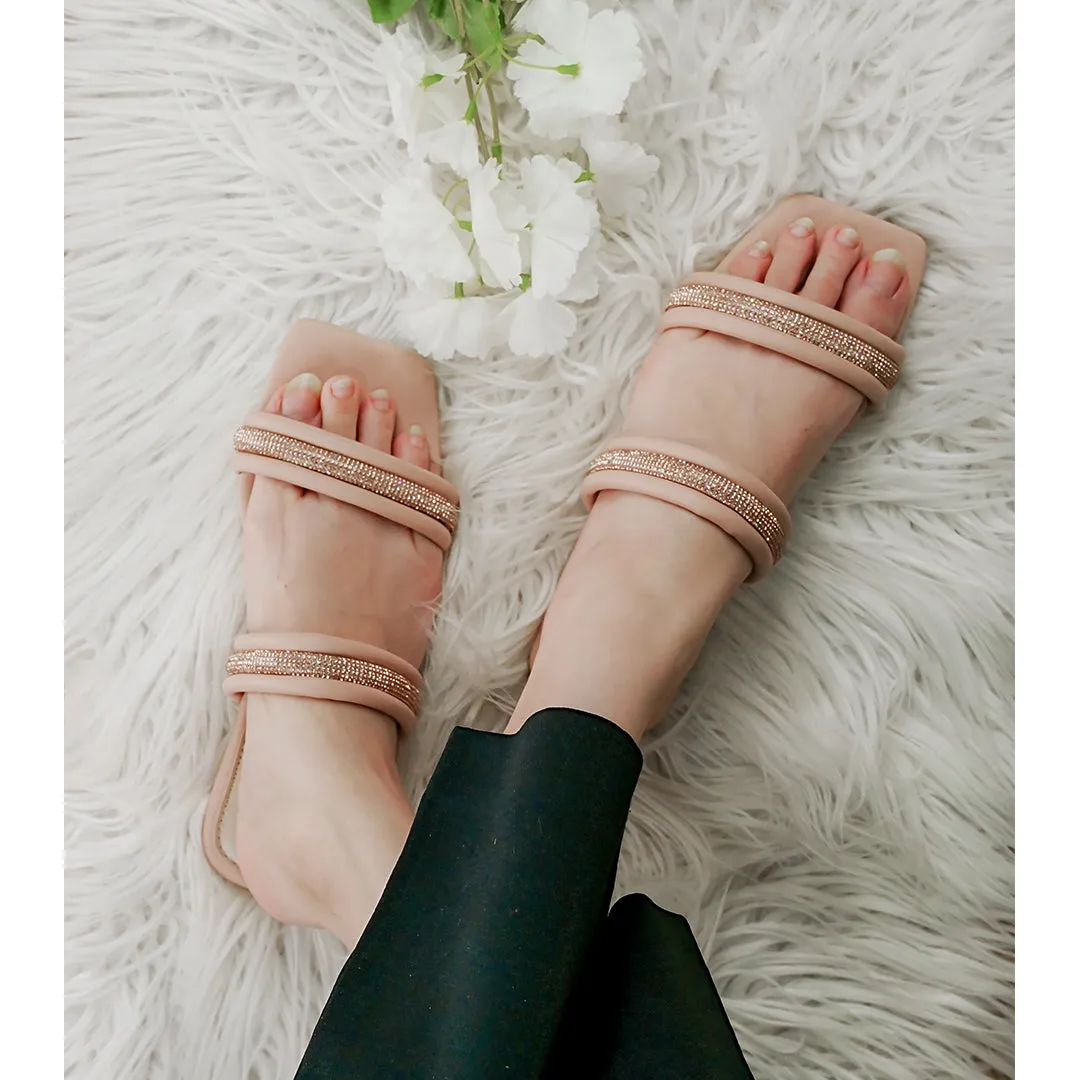 Gleam Strap Flats