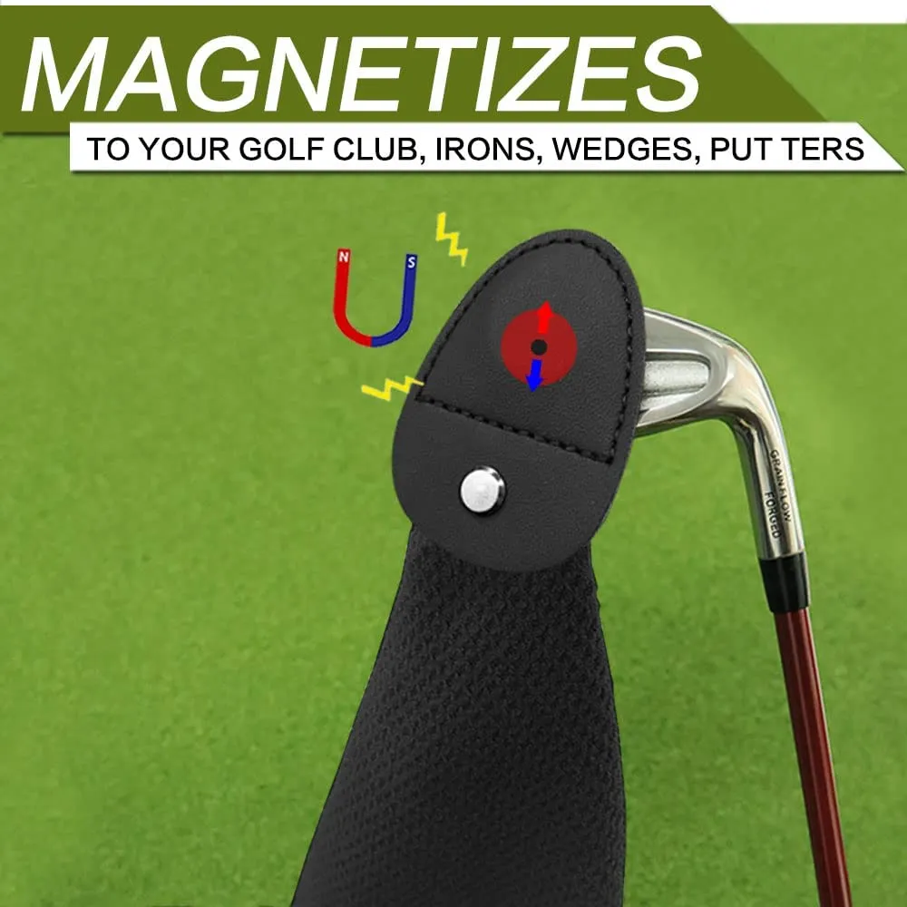 Golf Magnetic Microfiber Cleaning Towel