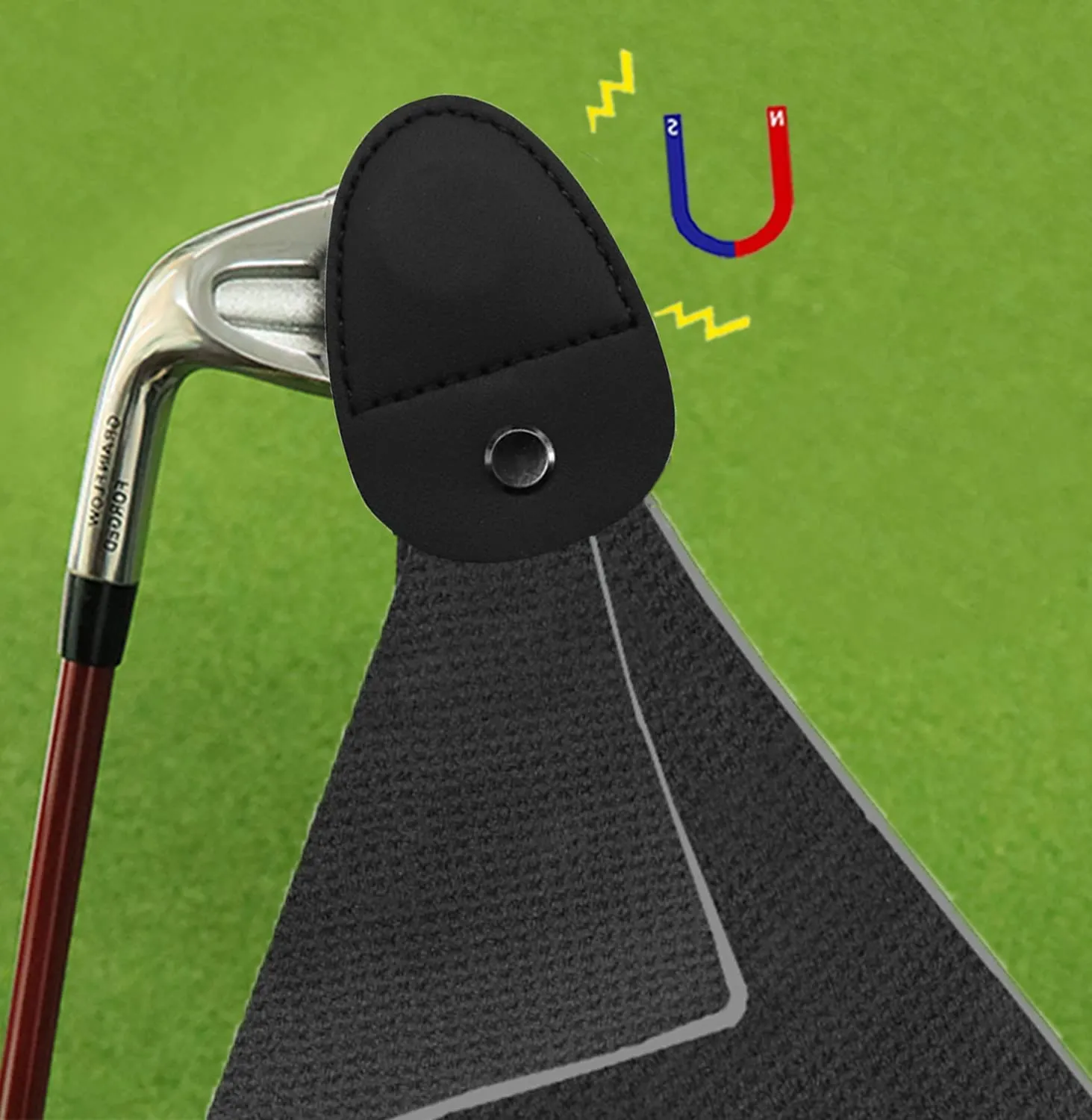 Golf Magnetic Microfiber Cleaning Towel