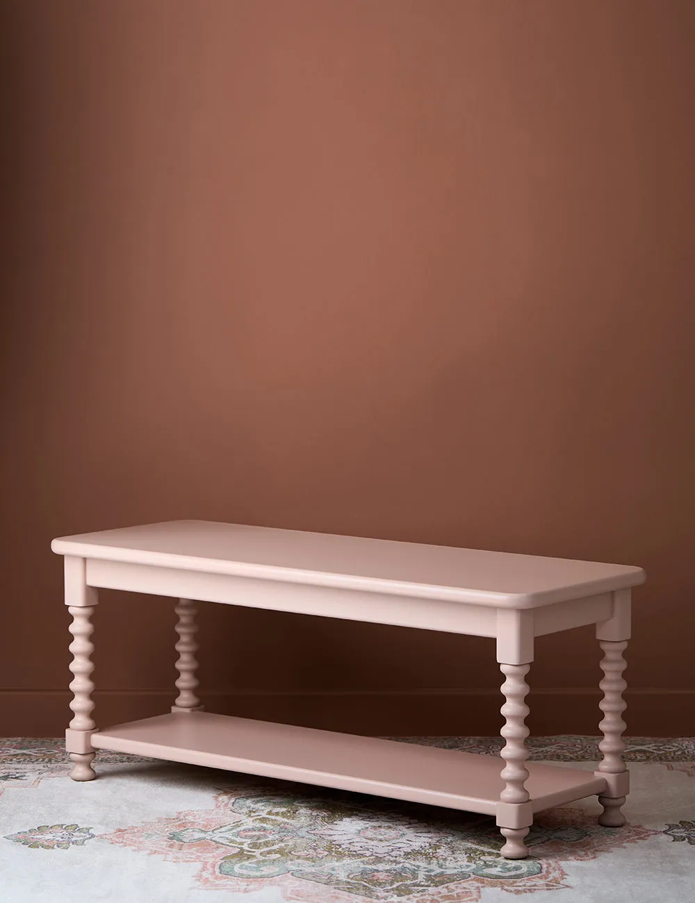 Harlow Bench In Desert Rose