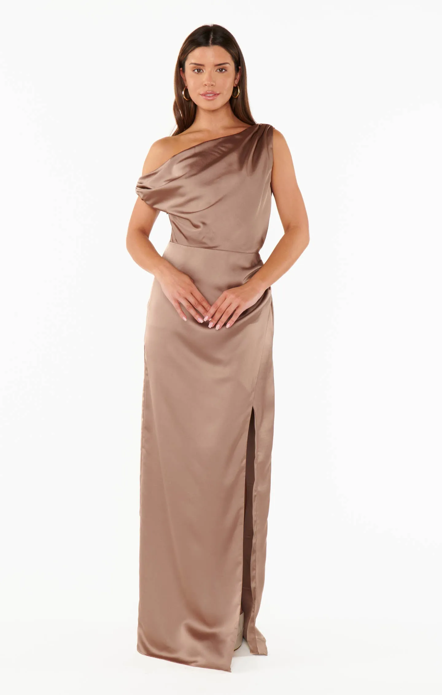 Jodie Dress ~ Dune Luxe Satin