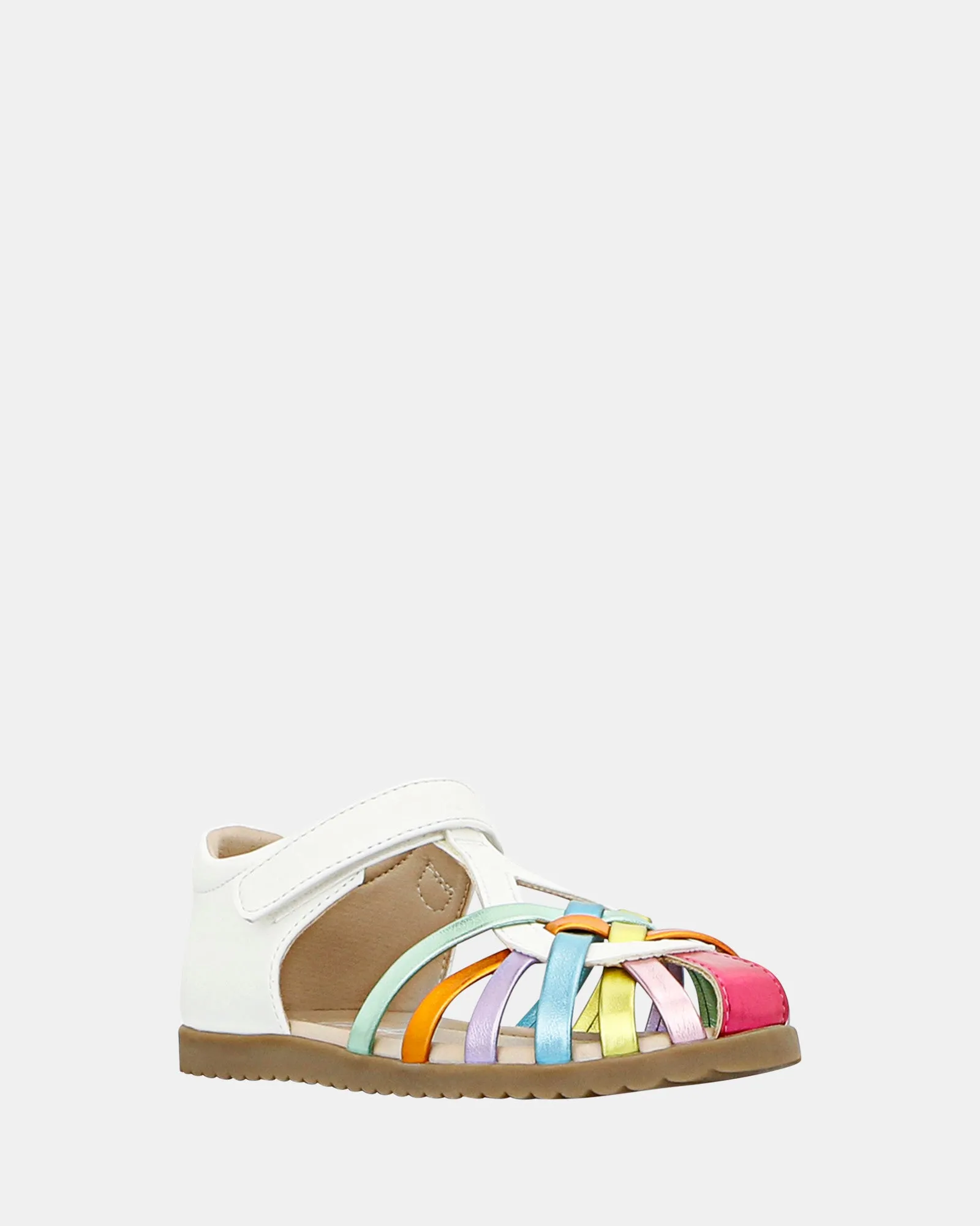 Keira White/Metallic Multi