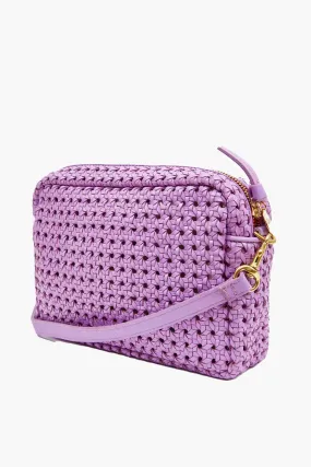 Lilac Rattan Midi Sac