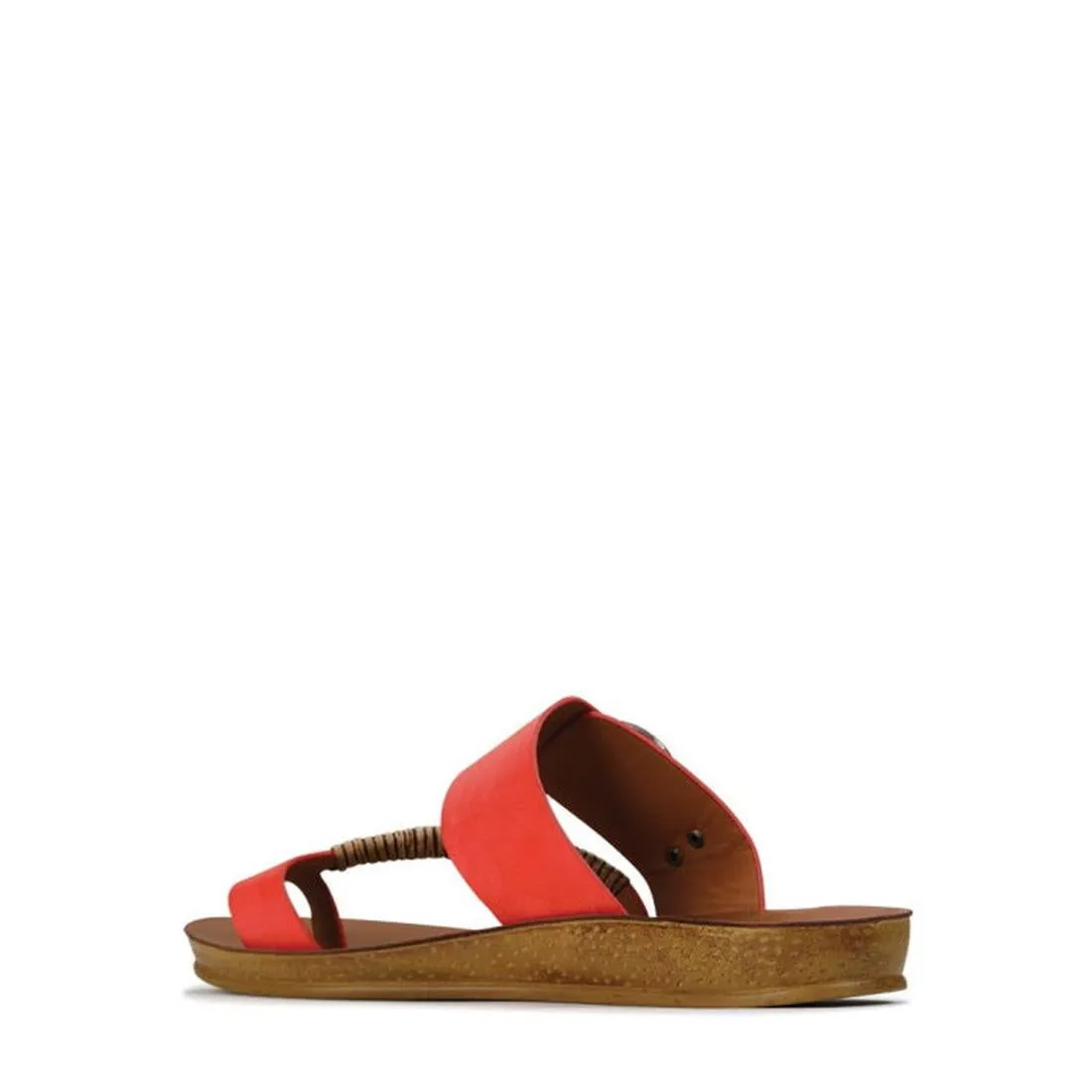 Los Cabos Bria Burnt Orange Light Flexible Sandal Jandal