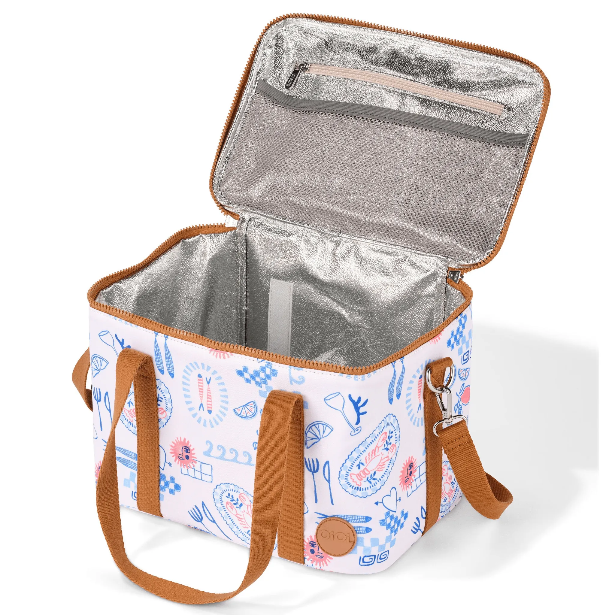 Maxi Insulated Picnic Bag/Pumping Bag - Mediterranean