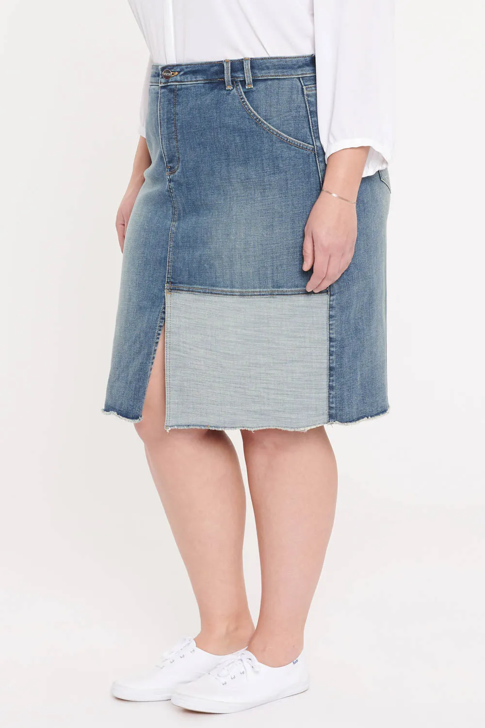 Midi Skirt In Plus Size - Clean Seline